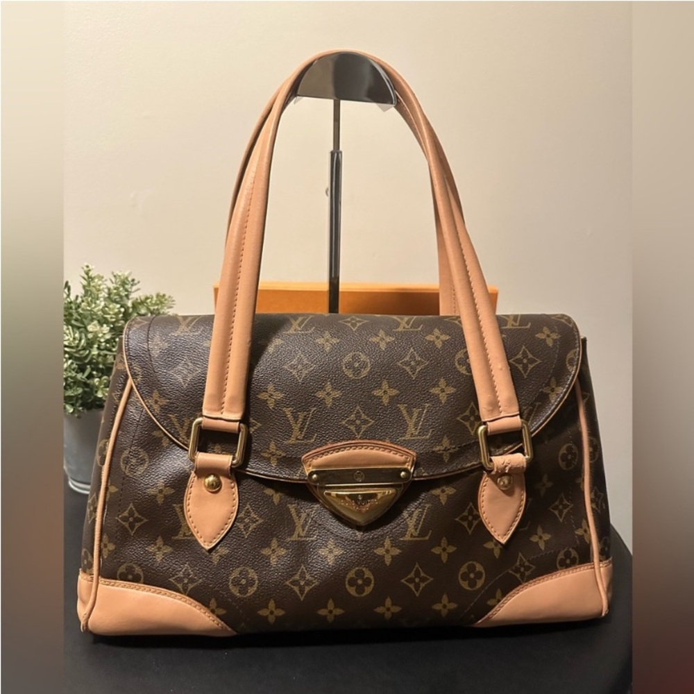Louis Vuitton Brown and Tan Women's Bag